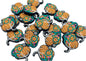 Stethoscope Leopard Heart Silicone Focal Bead