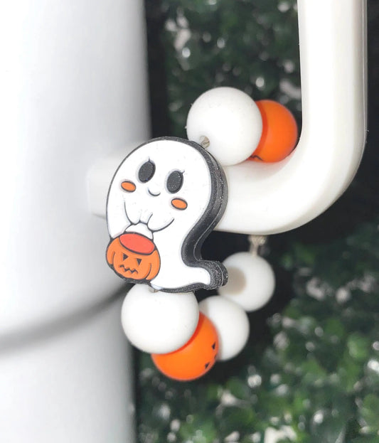 Ghost  Silicone Tumbler Cup Charm