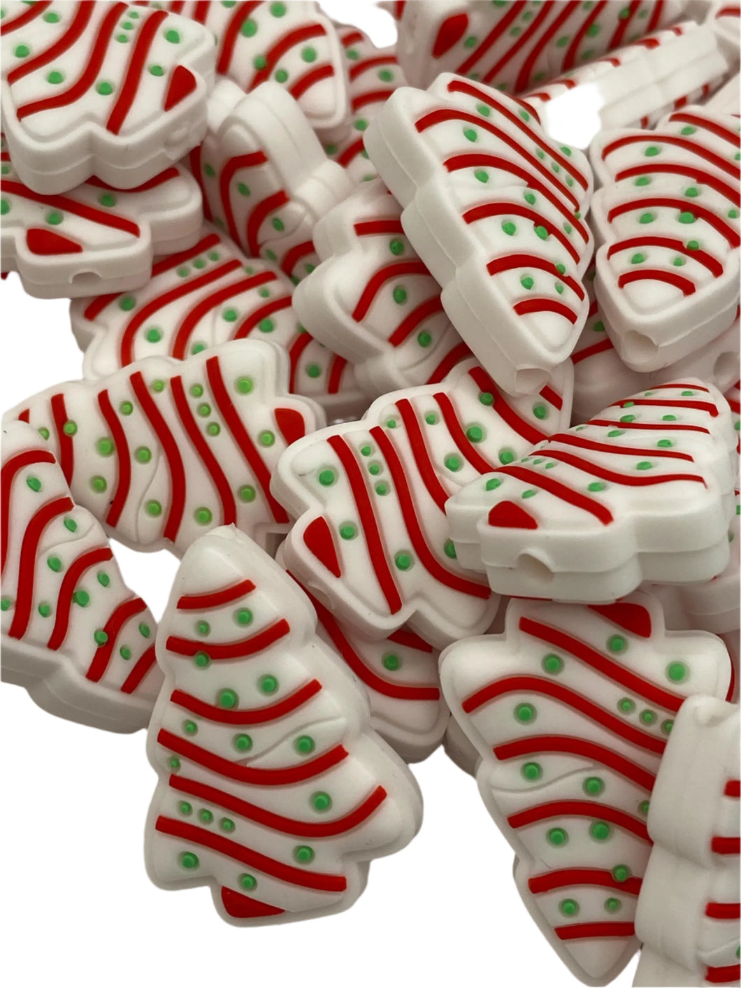 Christmas Tree Cake   Silicone Focal Bead