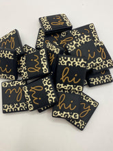 Load image into Gallery viewer, 1 “Hi” Silicone Focal Bead
