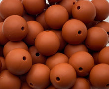 Load image into Gallery viewer, 10 Autumn Glaze Solid Round  Silicone Beads - 15mm
