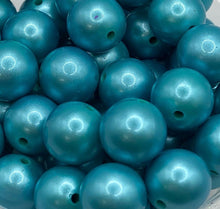 Load image into Gallery viewer, 10 Metallic Silicone Beads - 15mm
