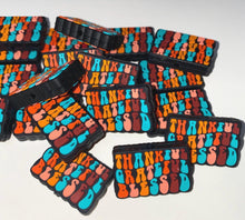 Load image into Gallery viewer, Thankful Grateful Blessed Silicone  Focal Bead
