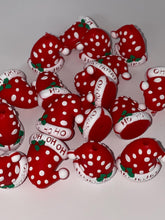 Load image into Gallery viewer, Santa Hat 3D Silicone Focal Bead
