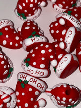 Load image into Gallery viewer, Santa Hat 3D Silicone Focal Bead
