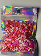 Load image into Gallery viewer, Lips Polymer Clay Slices 5mm.  0.5 oz bag
