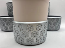 Load image into Gallery viewer, Silver Snowflake Textured  Tumbler Boot - Silicone Boot- Tumbler Accessories
