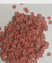 Load image into Gallery viewer, Apple Polymer Clay Slices 5mm.  0.5 oz bag
