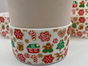 Gingerbread Christmas  Tumbler Boot - Silicone Boot- Tumbler Accessories