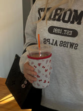 Load image into Gallery viewer, Christmas Tree Coffee Sleeve: Iced Coffee Coozie
