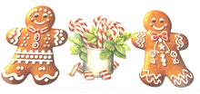 Load image into Gallery viewer, Gingerbread UV DTF 16oz cup wrap - double sided - Permanent Decal - Ready to apply
