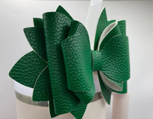 Green Bow Straw Topper - Tumbler Straw Topper-