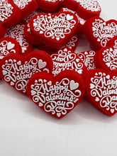 Load image into Gallery viewer, Happy Valentine’s Day Silicone Focal Bead
