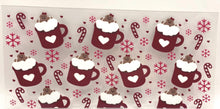 Load image into Gallery viewer, Hot Chocolate UV DTF 16oz cup wrap - double sided - Permanent Decal - Ready to apply
