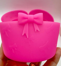 Load image into Gallery viewer, Bright Pink Textured Tumbler Boot - Silicone Boot- Tumbler Accessories
