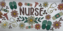 Load image into Gallery viewer, Nurse UV DTF 16oz cup wrap - double sided - Permanent Decal - Ready to apply
