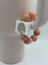 Load image into Gallery viewer, Be Kind Beaded Cup Charm - cup handle charm - tumbler charm - accessories
