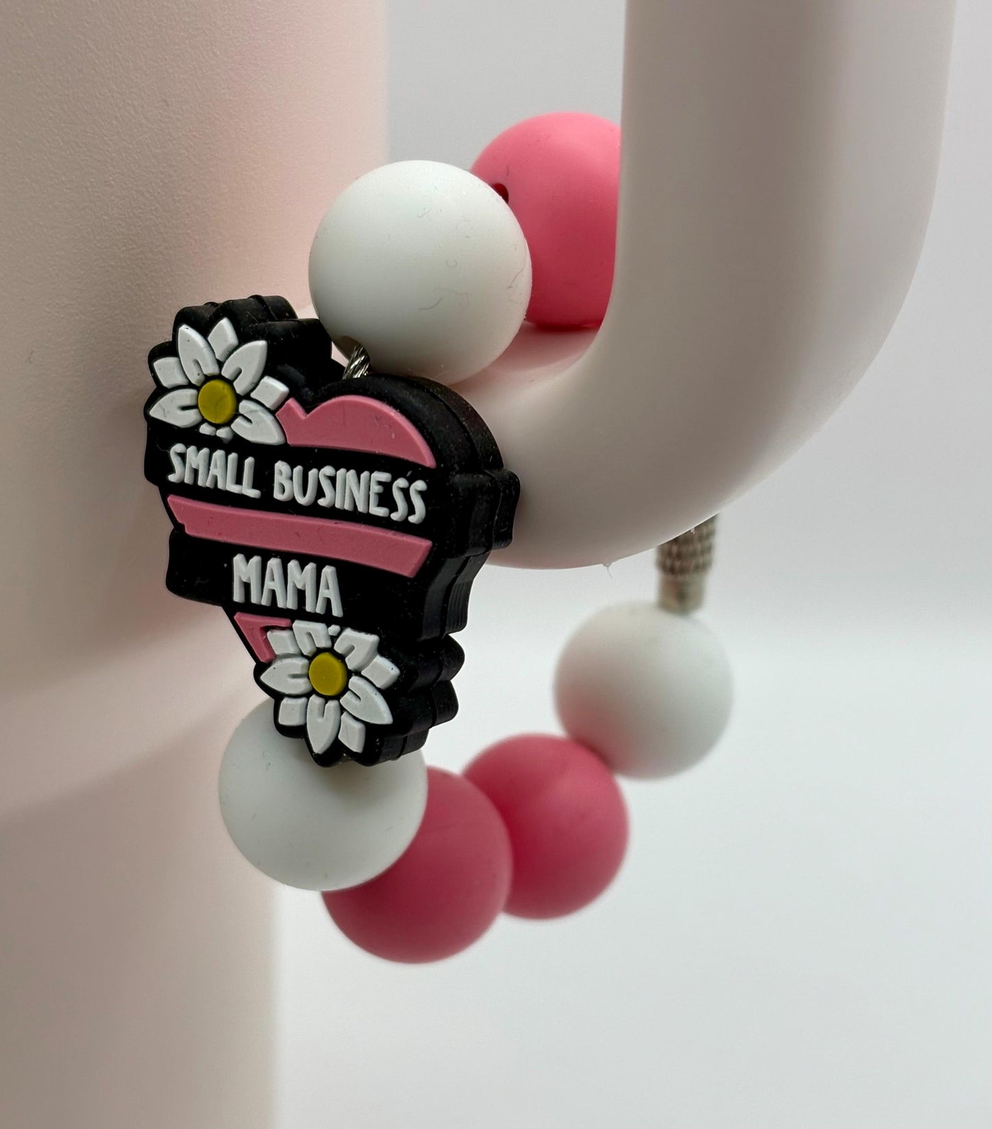 Small Business Mama Silicone Tumbler Cup Charm