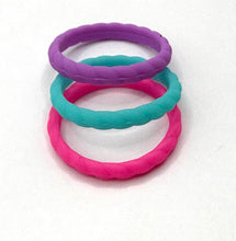 Load image into Gallery viewer, Women’s Braided Silicone Ring- Stackable
