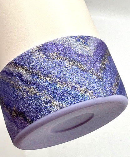 New Purple Glitter Tumbler Boot - Silicone Boot- Tumbler Accessories