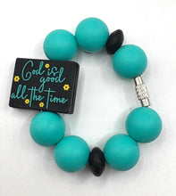 Load image into Gallery viewer, God is Good Beaded Cup Charm - cup handle charm - tumbler charm - accessories

