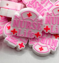 Load image into Gallery viewer, Nurse Life Silicone Focal Bead
