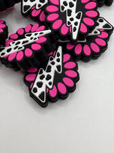 Load image into Gallery viewer, Lightning Bolt Silicone Focal Bead- pink
