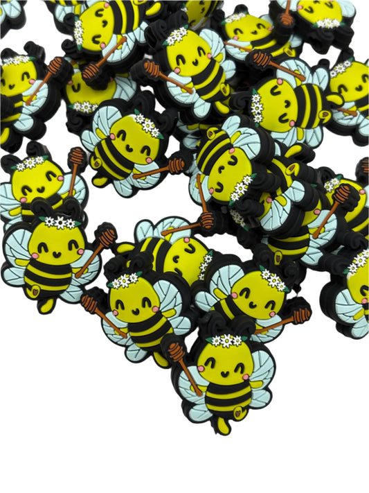 Bumblebee Silicone Focal Bead