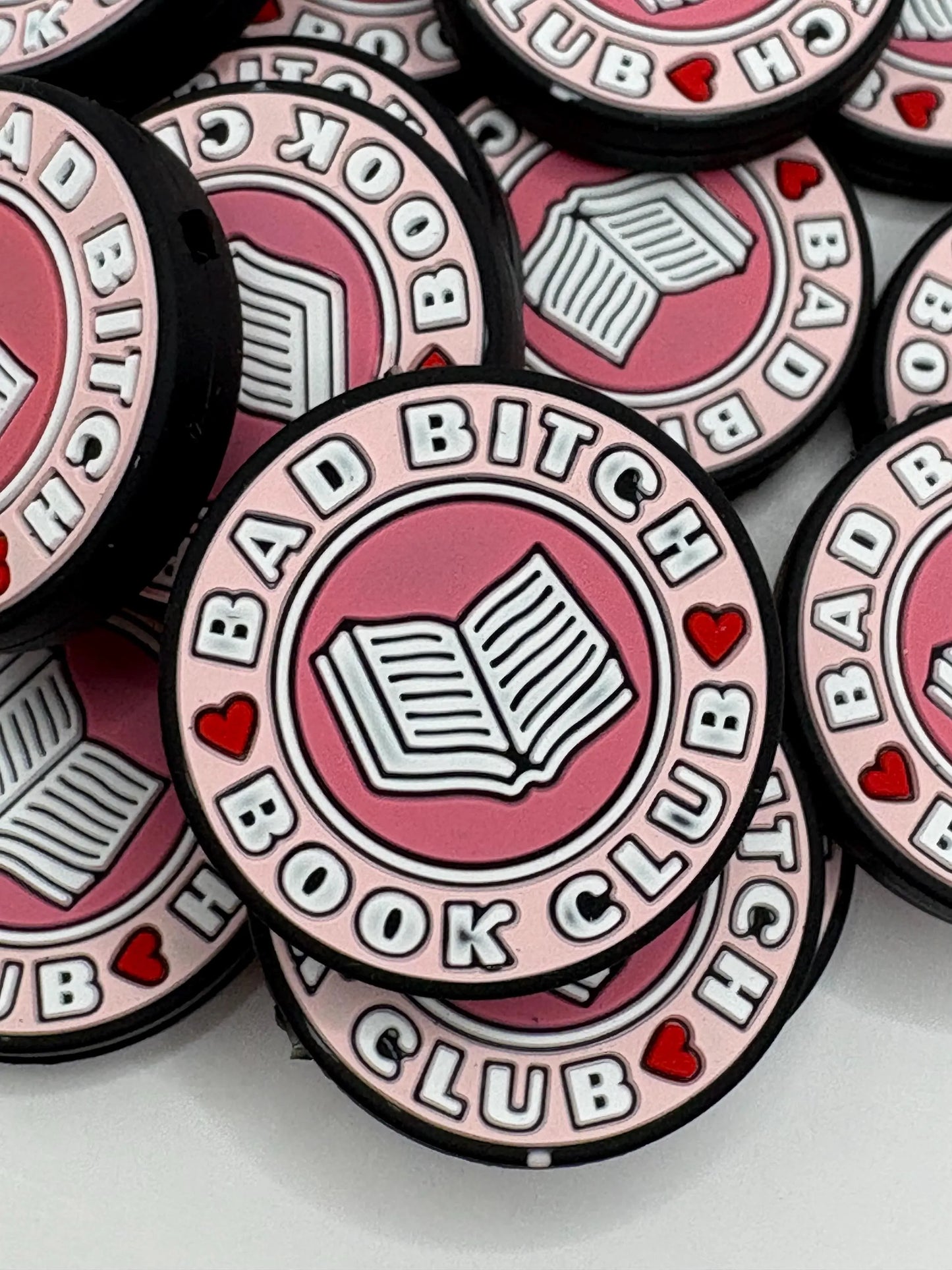 Bad B Book Club Silicone Focal Bead