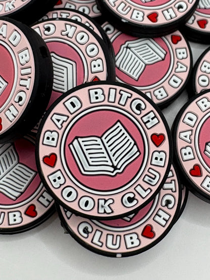 Bad B Book Club Silicone Focal Bead