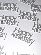 Load image into Gallery viewer, Happy Anniversary confetti, table scatter, 50 pieces
