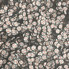 Load image into Gallery viewer, Baseball Polymer Clay Slices, 5mm.  0.5 oz bag
