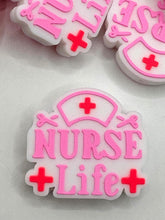 Load image into Gallery viewer, Nurse Life Silicone Focal Bead
