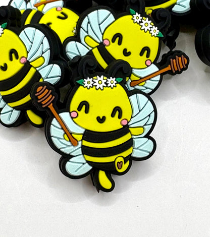 Bumblebee Silicone Focal Bead