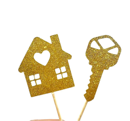 Housewarming Cupcake Toppers  - Set of 6