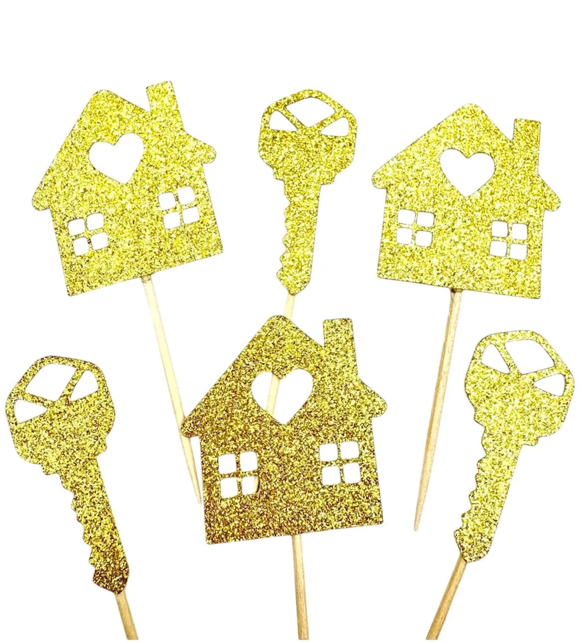 Housewarming Cupcake Toppers  - Set of 6