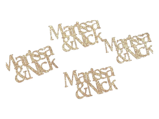 Personalized Confetti with 2 Names