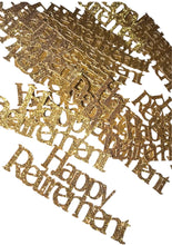 Load image into Gallery viewer, Happy Retirement confetti, table scatter, 50 pieces
