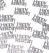 Load image into Gallery viewer, Happy Anniversary confetti, table scatter, 50 pieces

