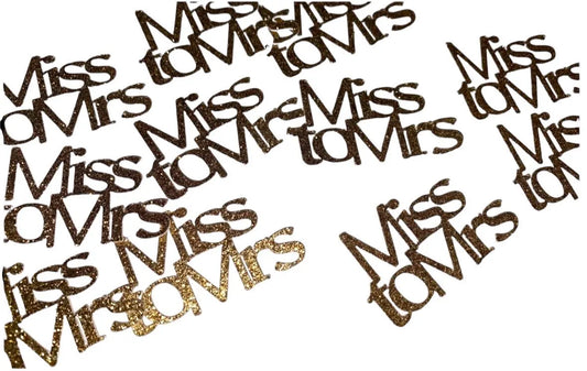 Miss to Mrs Confetti