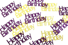 Load image into Gallery viewer, Happy Birthday Glitter Confetti: Party Table Decorations (50 Pieces)
