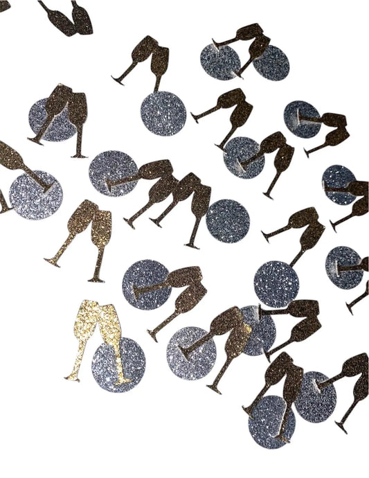 Champagne Glass Confetti