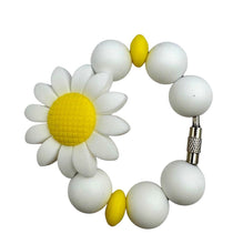 Load image into Gallery viewer, Flower Beaded Cup Charm - cup handle charm - tumbler charm - accessories
