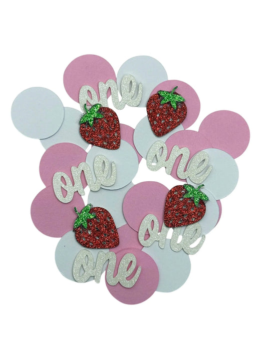 Berry First Birthday Confetti