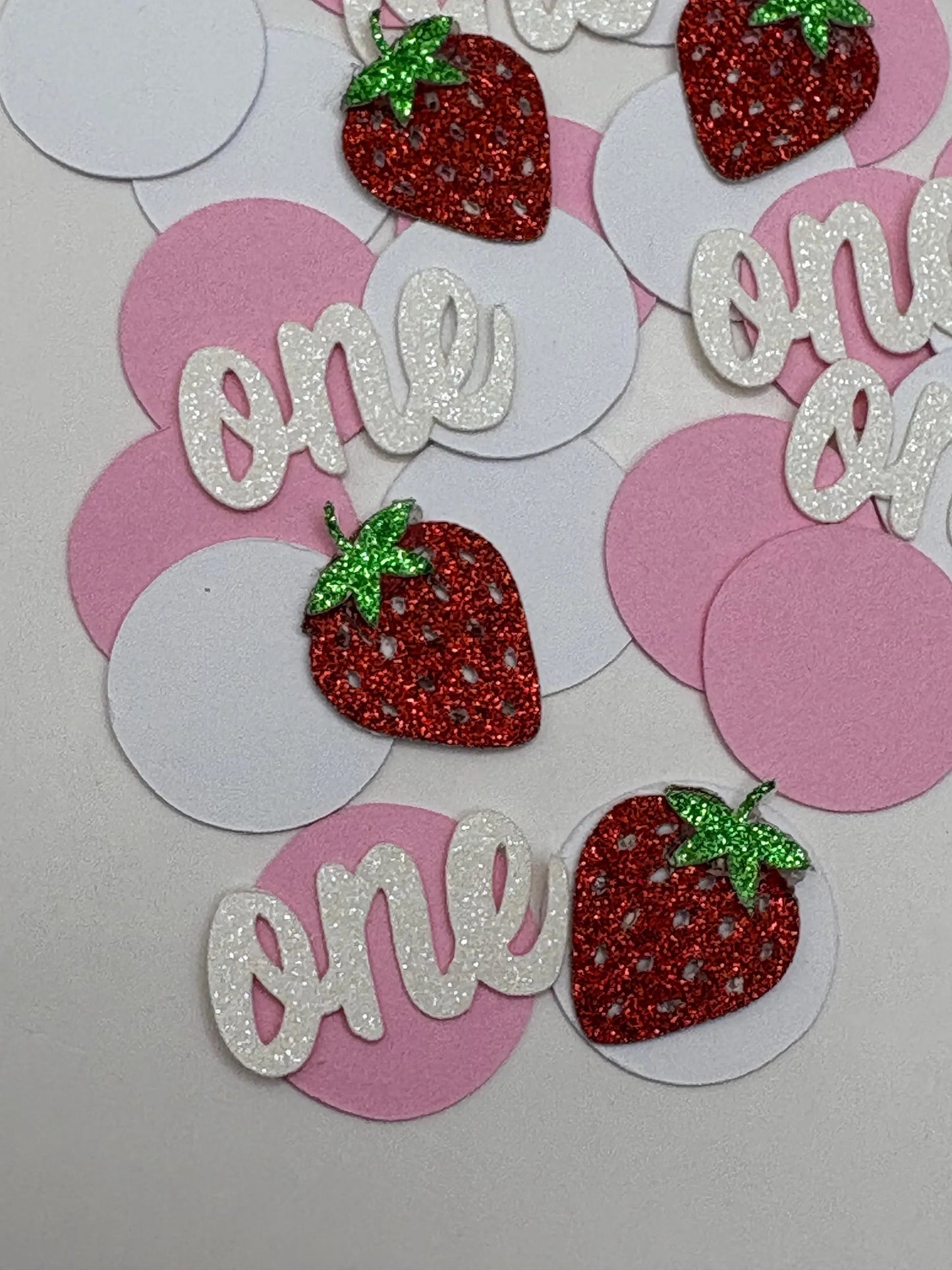 Berry First Birthday Confetti