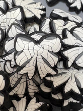 Load image into Gallery viewer, Volleyball Bow Silicone Focal Bead - great for pens, wristlets, cup charms
