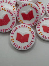 Load image into Gallery viewer, A Book A Day  Silicone Focal Bead
