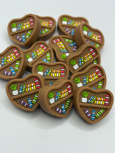 Load image into Gallery viewer, Bookshelf  Silicone Focal Bead
