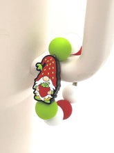 Load image into Gallery viewer, Strawberry Gnome  Beaded Cup Charm - cup handle charm - tumbler charm - accessories
