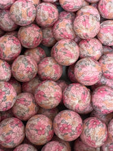 Load image into Gallery viewer, Pink Flower Print Silicone Beads - 15mm 10Ct
